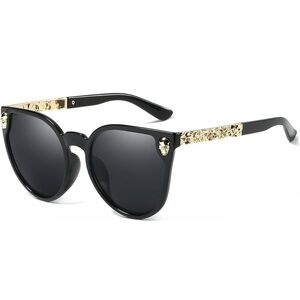 Black and Gold Sunglasses